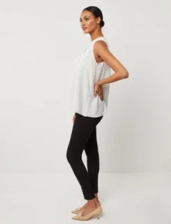 Pleated Sleeveless Maternity Blouse | A Pea In The Pod -Best Clothing Store GUEST 00006e7e 5f0a 42f3 a9de 759247e6e887