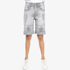 X RAY Boys Moto Biker Jean Shorts Slim Fit Boys Denim Shorts Stretch Washed Distressed -Best Clothing Store GUEST 01374b05 fb9d 4cb6 95e5 b17e6997b8d1