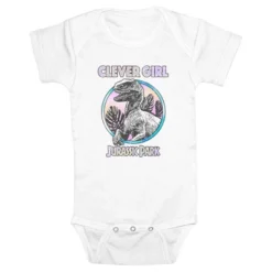 Infant's Jurassic World Retro Clever Girl Onesie -Best Clothing Store GUEST 01d6e18f 5a86 4222 bcf6 b46f56edb9c5