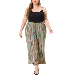 Agnes Orinda Women's Plus Size Boho Palazzo Lounge Wide Leg Pants With Elastic Waist And Stripe 20 Agnes Orinda Women's Plus Size Boho Palazzo Lounge Wide Leg Pants With Elastic Waist And Stripe -Best Clothing Store GUEST 0242a5d8 80bb 4fc5 9afe eb56d2548254