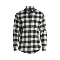 Lands' End Men's Tailored Fit Flagship Flannel Shirt -Best Clothing Store GUEST 02ad3814 4782 486c 90ed ab3eadd85184