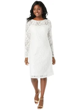 Jessica London Women’s Plus Size Lace Shift Dress -Best Clothing Store GUEST 035a4cba e517 4f47 960b 40ac25417dfd