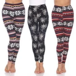 Women's Pack Of 3 Leggings - One Size Fits Most - White Mark -Best Clothing Store GUEST 03d4ff43 a956 4fd4 a571 35e759eb6ed2