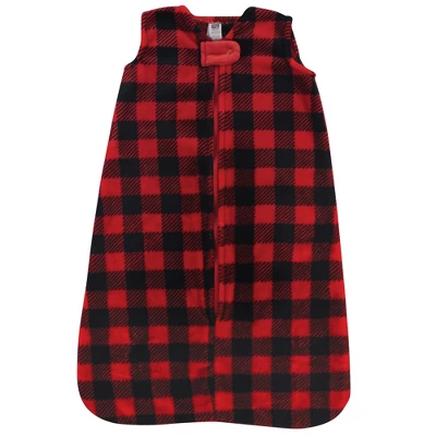Hudson Baby Infant Plush Sleeping Bag, Sack, Blanket, Buffalo Plaid 4 Hudson Baby Infant Plush Sleeping Bag, Sack, Blanket, Buffalo Plaid - Image 2