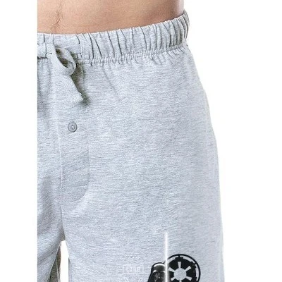 Star Wars Men's Darth Vader Movie Film Character Sleep Pajama Shorts Grey 4 Star Wars Men's Darth Vader Movie Film Character Sleep Pajama Shorts Grey - Image 2