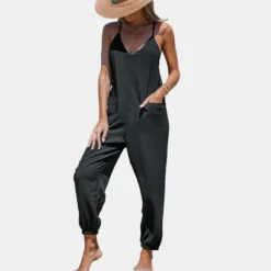 Women's V-Neck Cami Jogger Jumpsuit - Cupshe -Best Clothing Store GUEST 0669eb2e c705 4186 be7f 52680f4cface