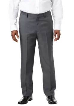 KS Signature By KingSize Men's Big & Tall Easy Movement Plain Front Expandable Suit Separate Dress Pants -Best Clothing Store GUEST 07fac500 6e25 4613 b6e7 9a06f3dddc2e