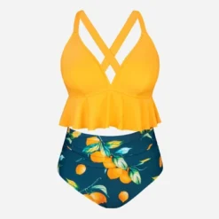 Women's High Waist Ruffled Plus Size Bikini Set - Cupshe 13 Women's High Waist Ruffled Plus Size Bikini Set - Cupshe -Best Clothing Store GUEST 08835abd 5487 4f23 a9e8 c41b73edabf2