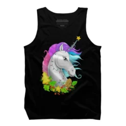 Men's Design By Humans Christmas Unicorn By NikKor Tank Top -Best Clothing Store GUEST 0902a297 399a 47ef 96ca 5d9dc4120f35