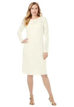 Jessica London Women’s Plus Size Lace Shift Dress -Best Clothing Store GUEST 0928b6b3 94ca 45eb b852 e92e6d6f0c5f