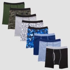 Hanes Boys' 7pk + 1 Printed Underwear - Colors May Vary -Best Clothing Store GUEST 0a44b64a a66a 43c7 b166 986458af483c
