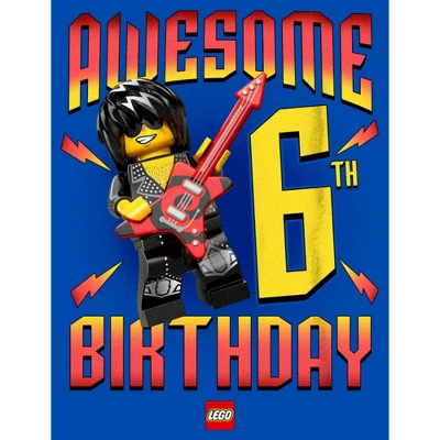 Boy's LEGO® Awesome Rock Star Birthday 6 T-Shirt 3 Boy's LEGO® Awesome Rock Star Birthday 6 T-Shirt