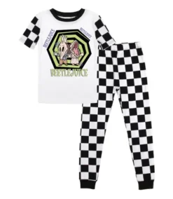 Beetlejuice Group Shot Youth Boy's Black & White Checkered Short Sleeve Shirt & Sleep Pants Set 9 Beetlejuice Group Shot Youth Boy's Black & White Checkered Short Sleeve Shirt & Sleep Pants Set -Best Clothing Store GUEST 0cccd19f e6b5 45e5 8f90 ea57cfc86c49