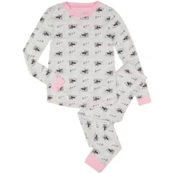 Sleep On It Girls Snoozing Puppies Super Soft Snug Fit 2-Piece Pajama Sleep Set -Best Clothing Store GUEST 0d891e5f 78e9 43ec a00a 4089895c81f8