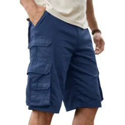 Boulder Creek By KingSize Men's Big & Tall 12" Side-Elastic Stacked Cargo Pocket Shorts -Best Clothing Store GUEST 0e7a519b 6a19 4bee 8463 2e5706b33f1d