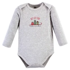 Hudson Baby Unisex Baby Cotton Long-Sleeve Bodysuits, Christmas Forest -Best Clothing Store GUEST 0f1824c7 a87b 4942 96f8 3f5a24adefd3