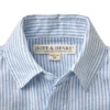 Hope & Henry Boys' Linen Button Down Shirt, Infant