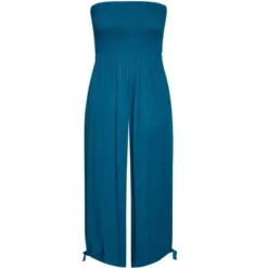 Women's Plus Size Smocked Jumpsuit - Blue | CITY CHIC 6 Women's Plus Size Smocked Jumpsuit - Blue | CITY CHIC -Best Clothing Store GUEST 11eb76e1 ec38 422a b62b 4b0a329a48b1