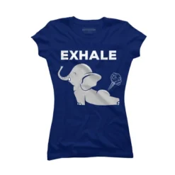 Junior's Design By Humans Exhale Elephant Beyond Yoga Meditation By JplusFunny T-Shirt -Best Clothing Store GUEST 12d8a4f9 7baa 49ce a14f 0c390a234d9d