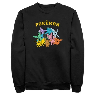 Men's Pokemon Eeveelutions Sweatshirt 7 Men's Pokemon Eeveelutions Sweatshirt - Image 5