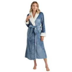 Softies Plush Faux Shearling Robe With Contrast Trim 12 Softies Plush Faux Shearling Robe With Contrast Trim -Best Clothing Store GUEST 1411ab7b 5577 4e94 8434 0116251f01a2