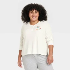 Women's Oh What Fun Matching Family Thermal Pajama Top - Wondershop™ White 11 Women's Oh What Fun Matching Family Thermal Pajama Top - Wondershop™ White -Best Clothing Store GUEST 144c802f 2414 455d 9bf5 b8fc5746c248