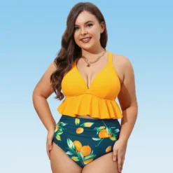 Women's High Waist Ruffled Plus Size Bikini Set - Cupshe 17 Women's High Waist Ruffled Plus Size Bikini Set - Cupshe -Best Clothing Store GUEST 14d8dcf1 3514 473e 9f04 337de535d1be