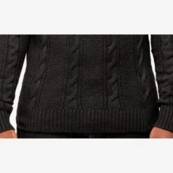 X RAY Men's Cable Knit Crewneck Pullover Sweater -Best Clothing Store GUEST 1615af06 d456 4844 a479 807641854cbf