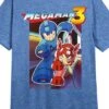 Mega Man 3 Mega Man & Rush Crew Neck Short Sleeve Blue Heather Women's Night Shirt -Best Clothing Store GUEST 16302834 5614 4aa7 adcb 8ad84aa6f501