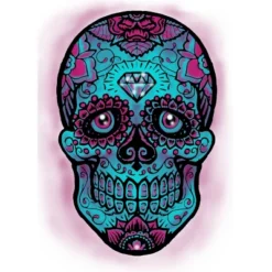 Men's Design By Humans Sugarskull Calavera III By RobertoJL Tank Top