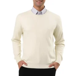 Lars Amadeus Men's Casual Round Neck Long Sleeves Solid Color Knitted Pullover Sweater -Best Clothing Store GUEST 17a0c708 9e72 47d5 bbf8 4cb85142bbbe