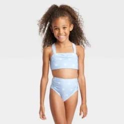 Girls' Polka Dots One Piece Swimwear Set - Cat & Jack™ Light Blue -Best Clothing Store GUEST 180a761d f419 4315 a049 28da89fc4701