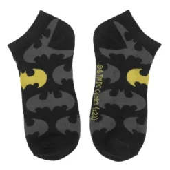 Batman Hero & Logo Women's 5-Pair Ankle Socks