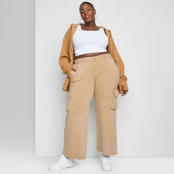 Women's High-Rise Wide Leg Fleece Cargo Pants - Wild Fable™ 9 Women's High-Rise Wide Leg Fleece Cargo Pants - Wild Fable™ -Best Clothing Store GUEST 1893da8d 6f01 4945 9d0d 9308c18f7e16