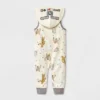 Baby Boys' Star Wars Printed Hooded Romper - Cream