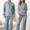 Cheibear Men's Sleepwear Long Sleeve Button Down Shirt Pants Matching Couple Pajama Sets 1 Cheibear Men's Sleepwear Long Sleeve Button Down Shirt Pants Matching Couple Pajama Sets -Best Clothing Store GUEST 19229343 38a1 46cc ac30 cce34e60a6b2 1