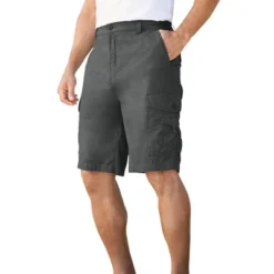 KingSize Men's Big & Tall 10" Side Elastic Canyon Cargo Shorts -Best Clothing Store GUEST 1a52b6a2 849d 4822 9fe2 3f04134b9746
