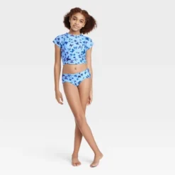 Girls' 3pc Flutter Away Swimwear Set - Art Class™ Blue -Best Clothing Store GUEST 1ade17bf 2d0f 43fd a467 27cb21f1a99c