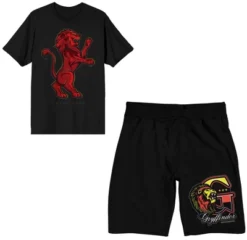 Harry Potter Gryffindor Men's Short Sleeve Shirt & Sleep Shorts Set -Best Clothing Store GUEST 1cc71865 55de 406f b75a 38be955d3785