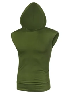 Lars Amadeus Men's Sleeveless Hoodies Vest T-Shirt Workout Gym Hooded Tank Tops -Best Clothing Store GUEST 1ce069f9 6e12 4593 a425 de3592745fac