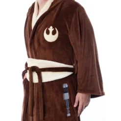 Star Wars Adult Obi-Wan Kenobi Jedi Fleece Robe Bathrobe For Men Women Brown -Best Clothing Store GUEST 1d077f1e 223c 47b7 9337 aaf9033d0dd9
