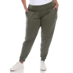 Women's Plus Size Harem Pants - White Mark -Best Clothing Store GUEST 1e735d7c 839f 4e77 bc1c dd018cee35c6
