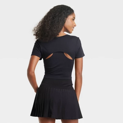 Women's Cropped Cut Out Baby T-Shirt - JoyLab™ 3 Women's Cropped Cut Out Baby T-Shirt - JoyLab™