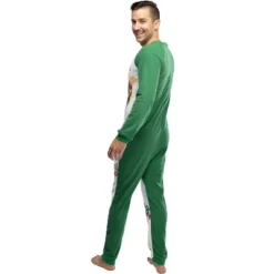 Elf The Movie Men's OMG Santa! I Know Him! One Piece Sleeper Pajama