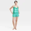 Women's Lace Trim Woven Tank And Shorts Pajama Set - Colsie™ -Best Clothing Store GUEST 1f1f616e b181 4202 b1e9 bde5f571f92c