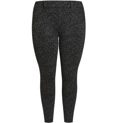 ZIM & ZOE | Signature Print Pant - Gray 4 ZIM & ZOE | Signature Print Pant - Gray - Image 2