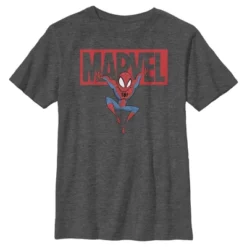 Boy's Marvel Spider-Man Brick Logo T-Shirt -Best Clothing Store GUEST 20508a5d 8c03 408a b93b 4ac10461d1cd