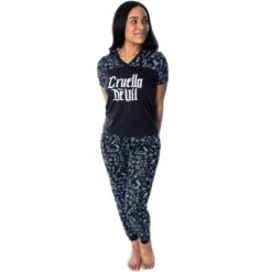 Disney Villains Women's Cruella De Vil 2 Piece Jogger Pajama Set Bad Girls Club -Best Clothing Store GUEST 20ba0b64 3360 4aff b2e6 07fec56144ec