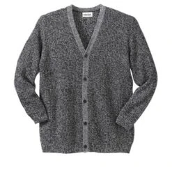 KingSize Men's Big & Tall Shaker Knit V-Neck Cardigan Sweater -Best Clothing Store GUEST 20c963bf 364e 4299 a1ef 51d68e14ee38
