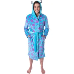 Disney Adult Monsters Inc Sulley Costume Fleece Plush Robe Bathrobe -Best Clothing Store GUEST 22072d92 4ad7 49ca a0c0 0f9416db4e4c